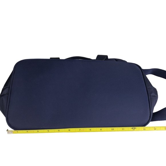 Samsonite Shoulder Carry On Under Seat Sturdy Nylon Tote Bag Navy Blue NWOT - Picture 8 of 9